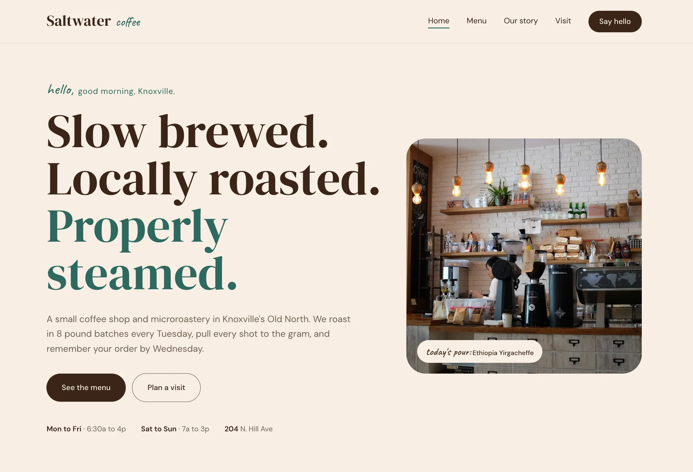 Saltwater Coffee preview